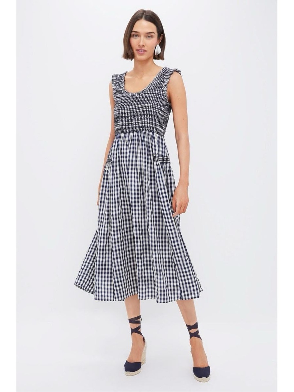 Tuckernuck Pomander Place Smocked Midi Dress